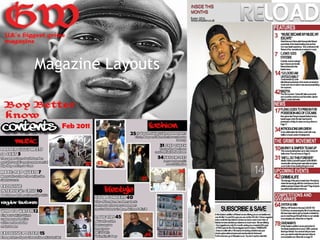 Magazine Layouts
 