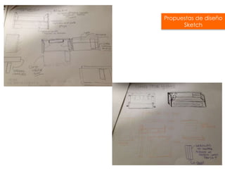 Propuestas de diseño
Sketch
 