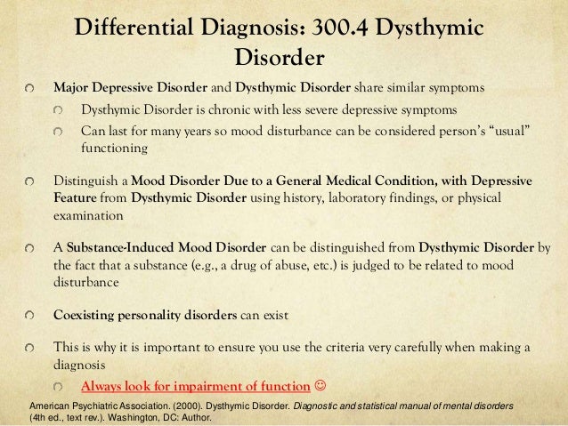 Sample essay for dysthymic disorder 07 picture