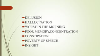 Memory Delusion MOOD DISORDER.pptx mood disorders in psychiatry | PPTX
