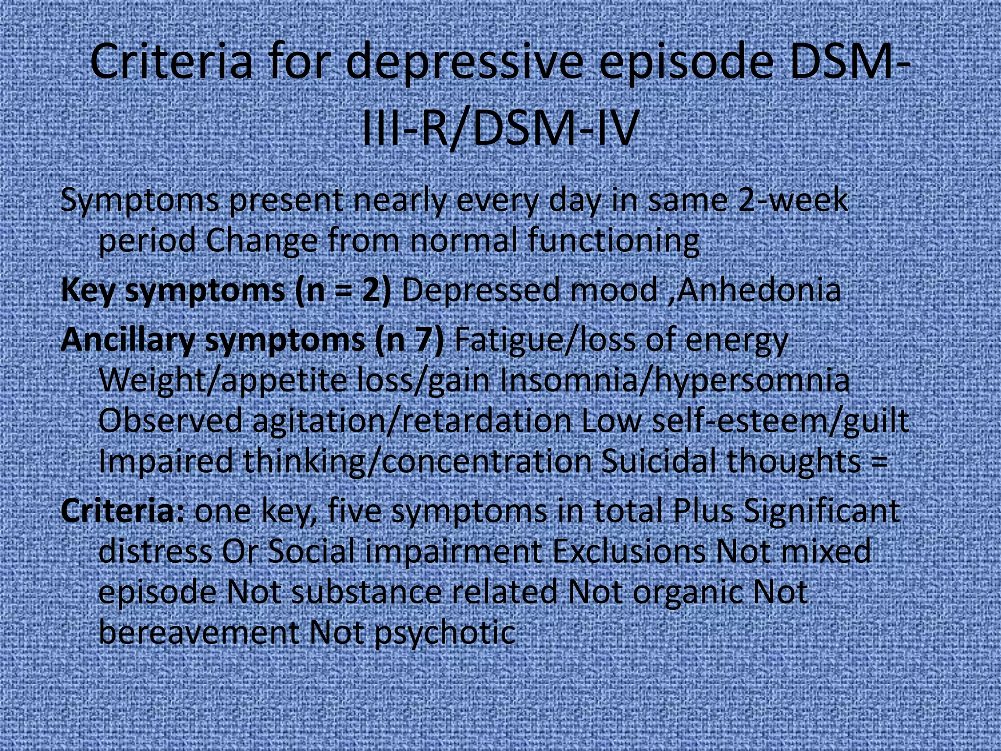 Mood disorders | PPT