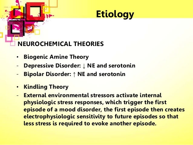 what is the biogenic theory of mood disorders