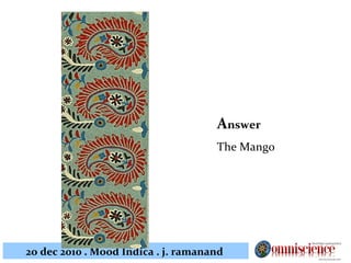 A nswer The Mango 