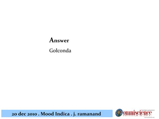 A nswer Golconda 