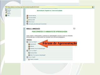 Fórum de Apresentação 