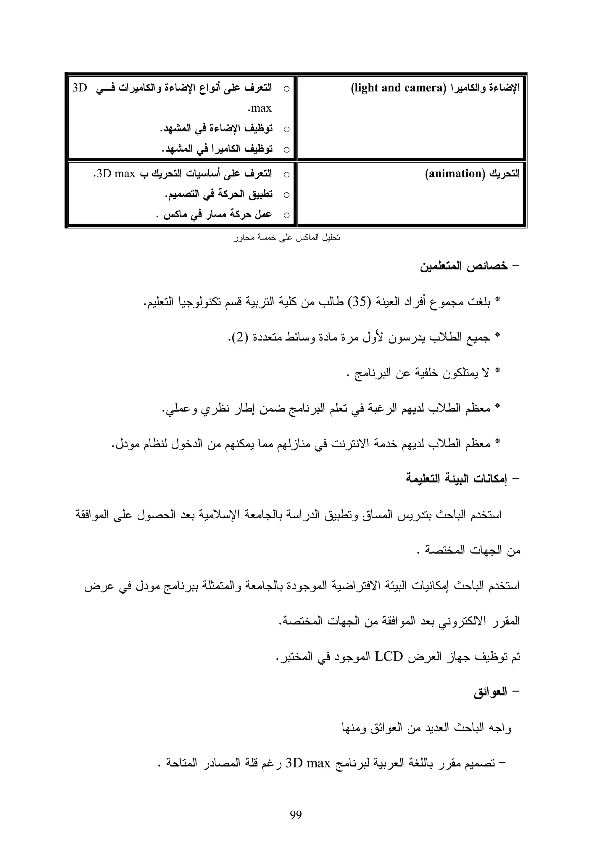 ‫ﻭﻴﻌﻨﻲ ﺘﺤﺩﻴﺩ ﺍﻝﺤﺎﺠﺔ ﺃﻥ ﻫﻨﺎﻝﻙ ﻤﺸﻜﻠﺔ ﻤﻌﻴﻨﺔ ﻴﻤﻜﻥ ﺃﻥ ﻴﺘﺨﺫ ﺒﺸﺄﻨﻬﺎ ﺇﺠﺭﺍﺀ ﺼﺤﻴﺢ ﻋﻠﻰ ﺸﻜل ﺤل‬

    ‫ﺘﺼﻤﻴﻤﻲ. ﻫﺫﺍ ﺍﻝﺘﺤﺩﻴﺩ ﻗﺩ ﻴﻜﻭﻥ ﺤﺎﺠﺔ ﺍﻝﺴﻭﻕ ﻝﻤﻨﺘﺞ ﺠﺩﻴﺩ، ﺃﻭ ﻭﺠﻭﺩ ﻋﻴﺏ ﻤﻌﻴﻥ ﻓﻲ ﻤﻨﺘﺞ ﻤﻭﺠﻭﺩ‬

  ‫ﺃﺼﻼ ﻭﺃﺼﺒﺢ ﺒﺤﺎﺠﺔ ﺇﻝﻰ ﺇﺩﺨﺎل ﺘﺼﺤﻴﺢ ﻓﻲ ﺘﺼﻤﻴﻤﻪ، ﺃﻭ ﺤﺎﺠﺔ ﻝﺘﻁﻭﻴﺭ ﻤﻨﺘﺞ ﺘﻘﺎﺩﻡ ﻓﺄﺼﺒﺢ ﺒﺤﺎﺠﺔ‬
                                                                               ‫ﹰ‬

             ‫ﺇﻝﻰ ﺘﺠﺩﻴﺩ، ﻭﻓﻰ ﻜل ﺍﻷﺤﻭﺍل ﺘﻌﺘﺒﺭ ﻫﺫﻩ ﺍﻝﻤﺭﺤﻠﺔ ﻫﻲ ﻨﻘﻁﺔ ﺍﻝﺒﺩﺍﻴﺔ ﻓﻲ ﻋﻤﻠﻴﺔ ﺍﻝﺘﺼﻤﻴﻡ.‬

    ‫ﺃﻤﺎ ﻤﺭﺤﻠﺔ ﺘﻌﺭﻴﻑ ﺍﻝﻤﺸﻜﻠﺔ ﻓﺘﺘﻀﻤﻥ ﺘﺤﺩﻴﺩ ﺍﻝﻤﻭﺍﺼﻔﺎﺕ ﻝﻠﺠﺯﺀ ﺍﻝﻤﺭﺍﺩ ﺘﺼﻤﻴﻤﻪ ﻭﻫﺫﻩ ﺍﻝﻤﻭﺍﺼﻔﺎﺕ‬

                    ‫ﺘﺘﻀﻤﻥ ﺍﻝﺨﺼﺎﺌﺹ ﺍﻝﻔﻴﺯﻴﺎﺌﻴﺔ، ﻭﺍﻝﻭﻅﻴﻔﻴﺔ، ﻭﺍﻝﻜﻠﻔﺔ، ﻭﺍﻝﻨﻭﻋﻴﺔ ﻭﺍﻷﺩﺍﺀ ﺍﻝﻭﻅﻴﻔﻲ.‬

    ‫ﻤﺭﺤﻠﺘﺎ ﺍﻝﺘﺭﻜﻴﺏ ﻭﺍﻝﺘﺤﻠﻴل ﻤﺭﺘﺒﻁﺘﺎﻥ ﺒﻌﻀﻬﻤﺎ ﺒﺒﻌﺽ ﺍﺭﺘﺒﺎﻁﺎ ﻭﺜﻴﻘﹰ، ﻭﺍﻝﻌﻼﻗﺔ ﺒﻴﻨﻬﻤﺎ ﻋﻼﻗﺔ ﺘﻔﺎﻋل‬
                               ‫ﹰ ﺎ‬

‫ﻤﺴﺘﻤﺭﺓ، ﺇﺫ ﻴﻘﻭﻡ ﺍﻝﻤﺼﻤﻡ ﻓﻲ ﻤﺭﺤﻠﺔ ﺍﻝﺘﺭﻜﻴﺏ ﺒﻭﻀﻊ ﺘﺼﻭﺭ ﻝﻠﺠﺯﺀ ﻤﻥ ﺤﻴﺙ ﺸﻜﻠﻪ ﺍﻝﻬﻨﺩﺴﻲ ﻭﻁﺭﻴﻘﺔ‬

    ‫ﻋﻤﻠﻪ ﺜﻡ ﻴﻘﻭﻡ ﺒﺘﺤﻠﻴﻠﻪ ﺒﻤﻭﺠﺏ ﺍﻝﺨﺼﺎﺌﺹ ﺍﻝﻭﻅﻴﻔﻴﺔ ﻭﺍﻷﺤﻤﺎل ﺍﻝﺘﻲ ﻴﺘﻌﺭﺽ ﻝﻬﺎ، ﺜﻡ ﻴﻌﺎﺩ ﺍﻝﺘﺭﻜﻴﺏ‬

‫ﻋﻠﻰ ﻀﻭﺀ ﻨﺘﺎﺌﺞ ﻋﻤﻠﻴﺔ ﺍﻝﺘﺤﻠﻴل ﻭﺫﻝﻙ ﺒﻬﺩﻑ ﺘﺤﺴﻴﻥ ﺍﻝﺘﺼﻤﻴﻡ، ﻭﻫﻜﺫﺍ ﺘﺴﺘﻤﺭ ﺍﻝﺩﺍﺌﺭﺓ ﻝﻠﻌﻤﻠﻴﺔ ﺍﻝﺘﻜﺭﺍﺭﻴﺔ‬

                ‫ﺤﺘﻰ ﻴﺘﻡ ﺍﻝﻭﺼﻭل ﺇﻝﻰ ﺃﻓﻀل ﺘﺼﻤﻴﻡ ﺒﺤﻴﺙ ﻴﺴﺘﺠﻴﺏ ﻝﻠﻘﻴﻭﺩ ﺍﻝﺘﻲ ﻴﻭﺍﺠﻬﻬﺎ ﺍﻝﻤﺼﻤﻡ.‬

  ‫ﻤﻥ ﺍﻝﻤﻔﻴﺩ ﺃﻥ ﻨﺫﻜﺭ ﺃﻥ ﻤﺭﺤﻠﺔ ﺍﻝﺘﺤﻠﻴل ﺘﺘﻀﻤﻥ ﻋﺎﺩﺓ ﺤﺴﺎﺒﺎﺕ ﻫﻨﺩﺴﻴﺔ ﻤﻌﻘﺩﺓ ﺒﻐﻴﺔ ﺍﻝﺤﻜﻡ ﻋﻠﻰ ﺍﻷﺩﺍﺀ‬

 ‫ﺍﻝﻭﻅﻴﻔﻲ ﻝﻠﻤﻨﺘﺞ ﻜﻜل ﻭﻋﻠﻰ ﺃﺩﺍﺀ ﺃﺠﺯﺍﺌﻪ ﻜل ﻋﻠﻰ ﺍﻨﻔﺭﺍﺩ ﻭﻤﻥ ﺜﻡ ﺍﻝﺘﻜﺭﺍﺭ ﻝﺤﻴﻥ ﺍﻝﺤﺼﻭل ﻋﻠﻰ ﺃﻓﻀل‬

       ‫ﺘﺼﻤﻴﻡ، ﻭﻝﻤﺎ ﻜﺎﻨﺕ ﻫﺫﻩ ﺍﻝﺤﺴﺎﺒﺎﺕ ﻤﻌﻘﺩﺓ ﻨﻭﻋﺎ ﻤﺎ ﻓﺎﻥ ﻫﺫﻩ ﺍﻝﻌﻤﻠﻴﺔ ﺘﺴﺘﻐﺭﻕ ﻭﻗﺘﺎ ﻁﻭﻴﻼ ﻋﺎﺩﺓ.‬
             ‫ﹰ‬    ‫ﹰ‬                              ‫ﹰ‬

‫ﺘﺘﻤﺜل ﻤﺭﺤﻠﺔ ﺍﻝﺘﻘﻴﻴﻡ ﻓﻲ ﺍﺨﺘﺒﺎﺭ ﻭﻓﺤﺹ ﺍﻝﺘﺼﻤﻴﻡ ﻝﻠﺘﺄﻜﺩ ﻤﻥ ﻤﻁﺎﺒﻘﺘﻪ ﻝﻠﻤﻭﺍﺼﻔﺎﺕ ﺍﻝﺘﻲ ﻴﺘﻡ ﺘﺤﺩﻴﺩﻫﺎ ﻓﻲ‬

‫ﻤﺭﺤﻠﺔ ﺘﻌﺭﻴﻑ ﺍﻝﻤﺸﻜﻠﺔ. ﻭﻴﺘﻡ ﻫﺫﺍ ﺍﻝﺘﻘﻴﻴﻡ ﻓﻲ ﺍﻝﻐﺎﻝﺏ ﻋﻥ ﻁﺭﻴﻕ ﺘﺼﻨﻴﻊ ﻨﻤﻭﺫﺝ ﺃﻭﻝـﻰ ) ‪Prototype‬‬

                            ‫‪ (model‬ﺒﻔﺤﺹ ﺍﻷﺩﺍﺀ ﺍﻝﻨﻭﻋﻲ، ﺍﻝﻭﻅﻴﻔﺔ، ﻭﺍﻝﻭﺜﻭﻗﻴﺔ ﻭﻤﻌﺎﻴﻴﺭ ﺃﺨﺭﻯ.‬




                                           ‫06‬
 