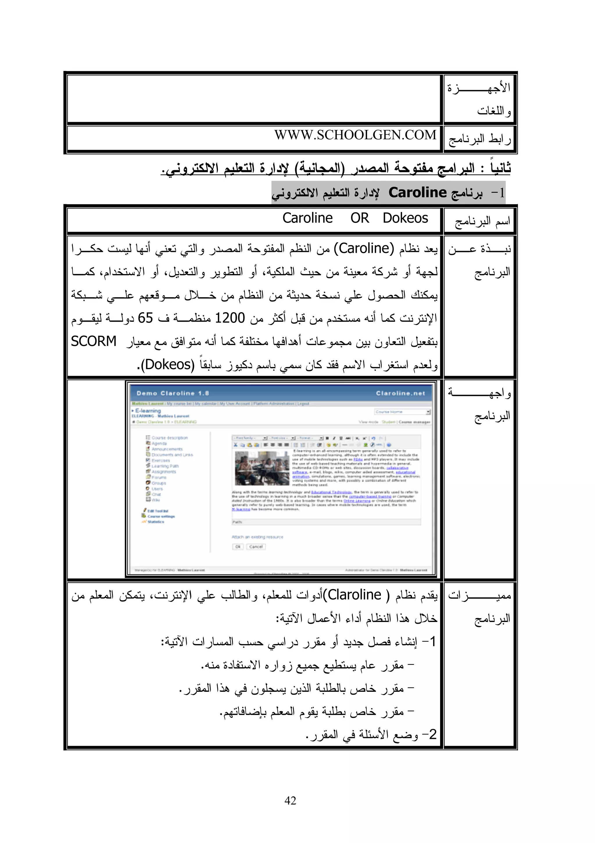 ‫ﺍﻝﻤﻌﺭﻓﺔ ﻭﺍﻝﻤﻌﻠﻭﻤﺎﺘﻴﺔ، ﻝﻴﺴﺎﻫﻡ ﻫﺫﺍ ﺍﻝﻨﻅﺎﻡ ﻝﻴﺱ ﻓﻘﻁ ﻓﻲ ﺃﻥ ﻴﻜﻭﻥ ﻤﺴﺘﻬﻠﻜﺎ ﻝﻠﻤﻌﻠﻭﻤﺎﺘﻴﺔ ﺒل ﻭﻤﺼﻨﻌﺎ ﻝﻬﺎ‬
    ‫ﹰ‬                     ‫ﹰ‬

                                                                                ‫)ﻤﺎﺯﻥ ،4002(.‬

‫ﻭﺘﺅﻜﺩ ﺍﻝﺘﻭﺠﻬﺎﺕ ﺍﻝﺘﺭﺒﻭﻴﺔ ﺍﻝﺤﺩﻴﺜﺔ ﻋﻠﻰ ﺃﻥ ﺍﻝﺒﺭﻤﺠﻴﺎﺕ ﺍﻝﺘﻌﻠﻴﻤﻴﺔ ﻝﻬﺎ ﺍﻝﻘﺩﺭﺓ ﻋﻠﻰ ﺇﻴﺼﺎل ﺍﻝﻤﻌﻠﻭﻤـﺎﺕ‬

‫ﺒﺼﻭﺭﺓ ﺴﻠﺴﺔ ﻭﻤﻨﻅﻤﺔ ﻭﺒﻁﺭﻴﻘﺔ ﻓﻌﺎﻝﺔ ﻝﻠﻁﺎﻝﺏ ﻭﻋﻠﻰ ﻫﺫﺍ ﻓﺄﻥ ﺃﻏﻠﺏ ﺍﻝﻤﺅﺴﺴﺎﺕ ﺍﻝﺘﻌﻠﻴﻤﻴﺔ ﺒﺩﺃﺕ ﻓـﻲ‬

‫ﺃﻋﺎﺩﺓ ﺍﻝﻨﻅﺭ ﻋﻠﻰ ﻤﻨﺎﻫﺠﻬﺎ ﻭﺘﻌﻤل ﻋﻠﻰ ﺇﻋﺎﺩﺓ ﺍﻝﺘﺨﻁﻴﻁ ﻭﺒﻨﺎﺀ ﺍﻝﻤﻨﺎﻫﺞ ﻭﻓﻕ ﺃﺴـﺎﻝﻴﺏ ﺠﺩﻴـﺩﺓ ﻴﻜـﻭﻥ‬

‫ﺍﻝﺒﺭﻤﺠﻴﺎﺕ ﺍﻝﺘﻌﻠﻴﻤﻴﺔ ﻤﻥ ﻀﻤﻨﻬﺎ ﻭﺒﻤﻌﻨﻰ ﺃﺼﺢ ﺘﻜﻭﻥ ﺃﺤﺩ ﻁﺭﻕ ﺍﻝﺘﺩﺭﻴﺱ ﺍﻝﻤﺴﺘﻌﺎﻥ ﺒﻬﺎ ﻭﻴﺘﻌﺎﻤل ﻤﻌﻬﺎ‬

                                                                ‫ﺍﻝﻤﻌﻠﻡ ﻀﻤﻥ ﺍﻝﻤﻨﺎﻫﺞ ﺍﻝﻤﻭﻀﻭﻋﺔ .‬

‫ﻭﻴﻌﺩ ﺍﻝﻁﺎﻝﺏ ﻓﻲ ﺍﻝﻌﻤﻠﻴﺔ ﺍﻝﺘﺭﺒﻭﻴﺔ ﻫﻭ ﺍﻝﺭﻜﻥ ﺍﻷﺴﺎﺴﻲ ﻤﻥ ﻭﺠﻬﺔ ﻨﻅﺭ ﺍﻝﻜﺜﻴﺭ ﻭﻝﻜﻥ ﻤﺎ ﻴﺘﻠﻘﺎﻩ ﺍﻝﻤـﺘﻌﻠﻡ‬

‫ﻭﻴﺴﺘﻭﻋﺒﻪ ﻫﻭ ﺭﻜﻥ ﺃﺴﺎﺴﻲ ﻤﻥ ﻭﺠﻬﺔ ﻨﻅﺭ ﺃﺨﺭﻩ ﻭﻤﺎ ﻴﺘﻡ ﺍﺴﺘﻴﻌﺎﺒﻪ ﻭﻴﻜﻭﻥ ﺫﻭ ﻤﺭﺩﻭﺩ ﺍﻴﺠـﺎﺒﻲ ﻫـﻭ‬

‫ﺭﻜﻥ ﺃﺴﺎﺴﻲ ﻤﻥ ﻭﺠﻬﺔ ﻨﻅﺭ ﺃﺨﺭﻯ ﻓﻤﺠﻤل ﺍﻷﻤﺭ ﺃﻥ ﺍﻝﻤﺘﻌﻠﻡ ﻭﻨﺴﺒﺔ ﺍﺴﺘﻴﻌﺎﺒﻪ ﻭﻤﺎ ﻴـﺴﺘﻭﻋﺒﻪ ﺘﻌﺘﺒـﺭ‬

‫ﺭﻜﺎﺌﺯ ﺍﻝﻌﻤﻠﻴﺔ ﺍﻝﺘﺭﺒﻭﻴﺔ ﻭﺃﻫﺩﺍﻓﻬﺎ ﻭﺍﻝﻁﺭﻕ ﻭﺍﻷﺴﺎﻝﻴﺏ ﻫﻲ ﻤﻔﺎﺘﻴﺢ ﻝﺘﻠﻙ ﺍﻝﺭﻜﺎﺌﺯ ﻭﺍﻻﺨﺘﻴـﺎﺭ ﺍﻝﻤﻨﺎﺴـﺏ‬

                                                     ‫ﻝﻠﻤﻔﺎﺘﻴﺢ ﻴﻌﻁﻲ ﻤﺭﺩﻭﺩ ﺍﻴﺠﺎﺒﻲ ﻝﻠﻌﻤﻠﻴﺔ ﺍﻝﺘﺭﺒﻭﻴﺔ.‬

‫ﻭﻓﻲ ﺒﻌﺽ ﺩﻭل ﺍﻝﻌﺎﻝﻡ ﺍﻨﺘﻘل ﺩﻭﺭ ﺍﻝﻤﻌﻠﻡ ﻤﻥ ﺍﻝﻨﺎﻗل ﻝﻠﻤﻌﻠﻭﻤﺎﺕ ﺇﻝﻰ ﻤﺭﺸﺩ ﻝﻠﻁﻼﺏ ﻓﻜﺎﻥ ﻫﻨﺎﻙ ﻨﺎﻗل ﺫﻭ‬

‫ﺨﺼﺎﺌﺹ ﻤﻭﺼﻠﺔ ﻝﻠﻤﻌﻠﻭﻤﺎﺕ ﺒﻁﺭﻴﻘﺔ ﻓﻌﺎﻝﺔ ﺃﻜﺜﺭ ﻤﻥ ﺍﻝﻤﺩﺭﺱ ﻤﻊ ﻋﺩﻡ ﺇﻫﻤﺎل ﺠﺎﻨﺏ ﺍﻝﻤﺩﺭﺱ ﻓﻜﺎﻨﺕ‬

‫ﻫﻨﺎﻙ ﺍﻝﺘﻌﻠﻴﻡ ﺍﻻﻝﻜﺘﺭﻭﻨﻲ ﻭﻤﺎ ﻴﺘﻀﻤﻨﻬﺎ ﻤﻥ ﺒﺭﻤﺠﻴﺎﺕ ﺴﻬﻠﺔ ﺍﻝﺘﻌﺎﻤل ﻝﻠﻁﻼﺏ ﺘﺴﺘﺤﺜﻬﻡ ﻋﻠﻰ ﺍﻻﻜﺘﺸﺎﻑ‬

‫ﻭﺍﻹﺒﺩﺍﻉ ﺴﻭﺍﺀ ﺒﺤﺜﻬﻡ ﻋﻠﻰ ﺘﻠﻘﻲ ﺍﻝﺒﻴﺎﻨﺎﺕ ﺒﺼﻭﺭﺓ ﻤﺒﺘﻜﺭﺓ ﺘﻠﻔﺕ ﺴﻤﻌﻬﻡ ﻭﺒﺼﺭﻫﻡ ﻭﻴﺘﻠﻘﺎﻫﺎ ﺍﻝﻌﻘل ﺒﺘﻤﻌﻥ‬

‫ﻭﺴﻭﺍﺀ ﺒﻤﺠﺎﺭﺍﺘﻬﻡ ﻝﻜل ﻤﺎ ﻫﻭ ﺠﺩﻴﺩ ﺒﻌﺎﻝﻡ ﺍﻝﺘﻘﻨﻴﺔ ﺍﻝﺤﺎﺴﻭﺒﻴﺔ ﻤﻤﺎ ﻴﻬﻴﺊ ﻝﻬﻡ ﺍﻨﻁﺒﺎﻉ ﺃﻜﺒﺭ ﻭﺘﺼﻭﺭ ﻭﺍﻀﺢ‬

             ‫ﻋﻥ ﻤﻼﻤﺢ ﺍﻝﻌﺼﺭ ﺃﻝﻤﻌﻠﻭﻤﺎﺘﻲ ﺍﻝﺠﺩﻴﺩ ﻭﻴﺨﺭﺝ ﺒﻬﻡ ﻤﻥ ﺩﻭﺍﻤﺔ ﺍﻝﻭﻀﻊ ﺍﻝﺤﺎﻝﻲ ﺍﻝﻤﺄﻝﻭﻑ .‬

      ‫أو‬         ‫أن‬         ‫وا ة‬                 ‫و‬     ‫ا د‬           ‫ةا‬     ‫ت وأ‬         ‫ا‬    ‫و‬
‫أ ھ ﺒﺩﻭﻥ ﺍﻵﺨﺭ، ﻓﺒﺩﻭﻥ ﺍﻝﺒﺭﻤﺠﻴﺎﺕ ﻤﺜﻼ ﺘﺼﺒﺢ ﺃﺠﻬﺯﺓ ﺍﻝﻜﻤﺒﻴﻭﺘﺭ ﻤﺠﻤﻭﻋﺔ ﻤﻥ ﺍﻝﻤﻌﺩﺍﺕ ﻋﺩﻴﻤـﺔ‬
                                              ‫ﹰ‬



                                             ‫3‬
 