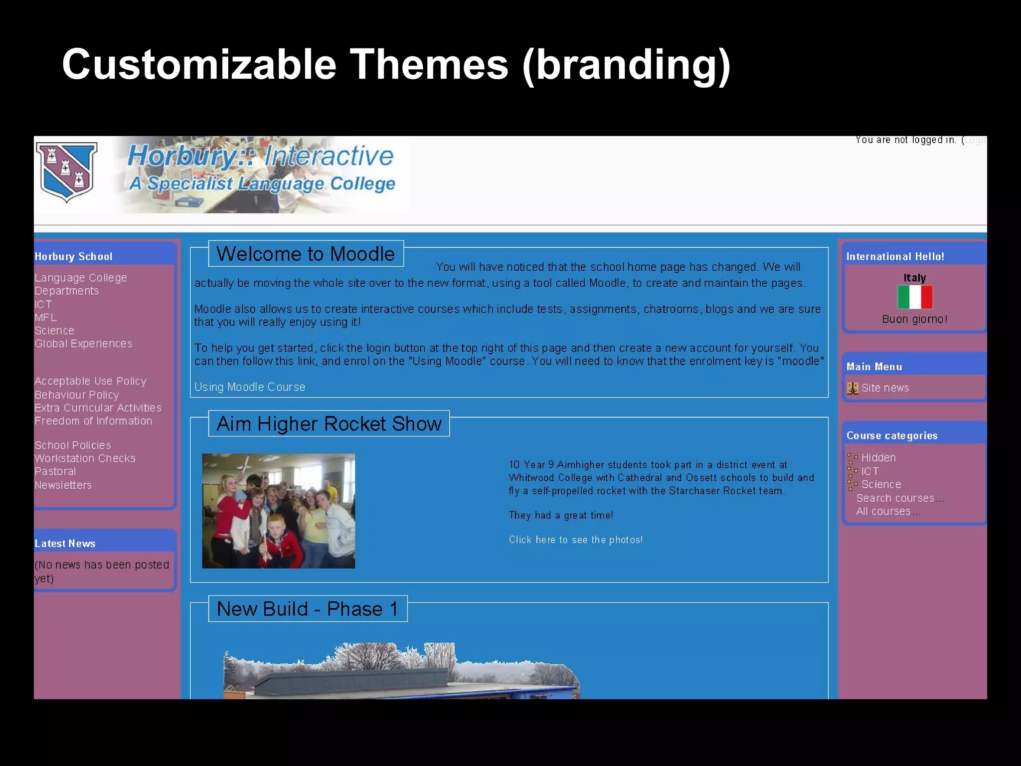 Customizable Themes (branding)
 