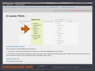 ACCIÓN
Asignación de envíosCONFIGURACIÓN ENVÍO
 