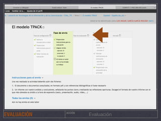 ACCIÓN
EvaluaciónEVALUACIÓN
 