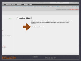 ACCIÓN
EvaluaciónEVALUACIÓN
 