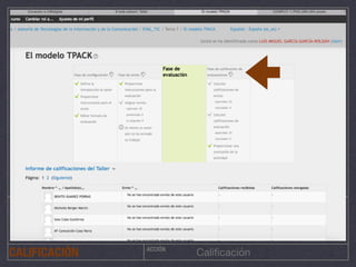 ACCIÓN
CaliﬁcaciónCALIFICACIÓN
 