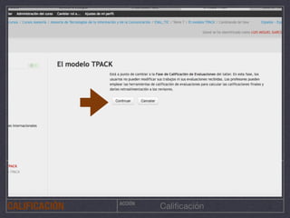 ACCIÓN
CaliﬁcaciónCALIFICACIÓN
 