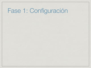 Fase 1: Conﬁguración
 