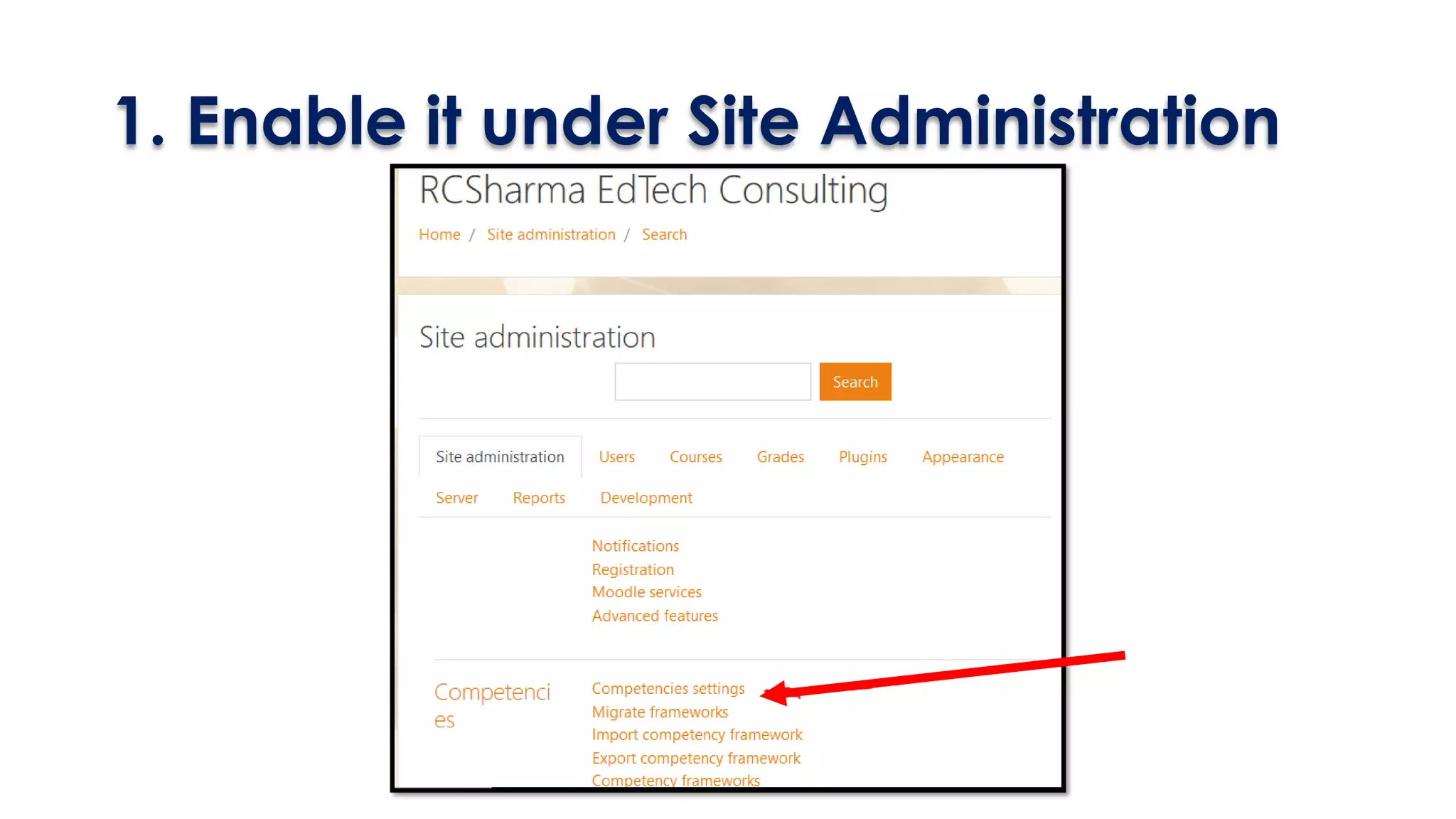 1. Enable it under Site Administration
 