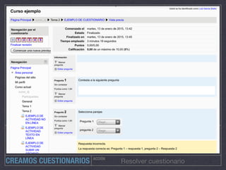 ACCIÓN
Resolver cuestionarioCREAMOS CUESTIONARIOS
 