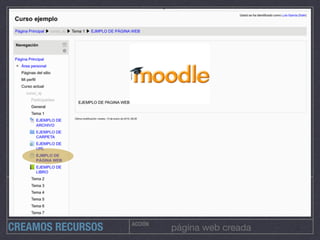 ACCIÓN
página web creadaCREAMOS RECURSOS
 