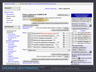 ACCIÓN
Editamos cuestionarioCREAMOS CUESTIONARIOS
 