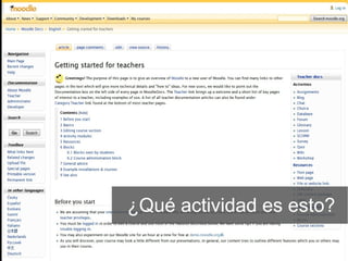 ¿Qué actividad es esto?
 
