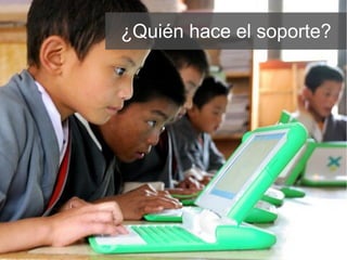 ¿Quién hace el soporte?
 