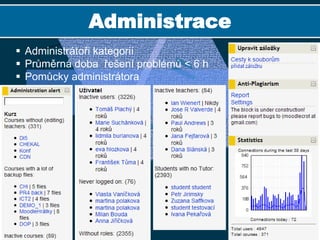 Moodle – úvod= Modular Object-Oriented Dynamic Learning Environment= modulové objektově orientované dynamické vzdělávací prostředí uživatel potřebuje pouze WWW prohlížeč