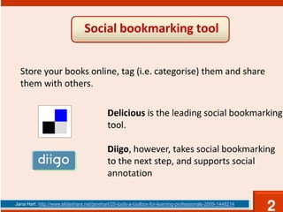 Co používáme?Jane Hart. http://www.c4lpt.co.uk/recommended/2009toolbox.html