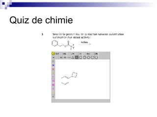 Quiz de chimie 