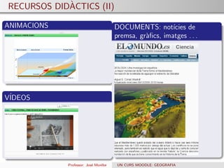 Aplicació d'un entorn virtual d'aprenentatge a l'educació secundària 