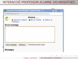 Aplicació d'un entorn virtual d'aprenentatge a l'educació secundària 