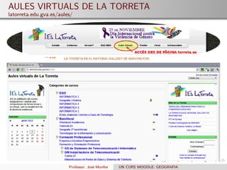 Aplicació d'un entorn virtual d'aprenentatge a l'educació secundària 