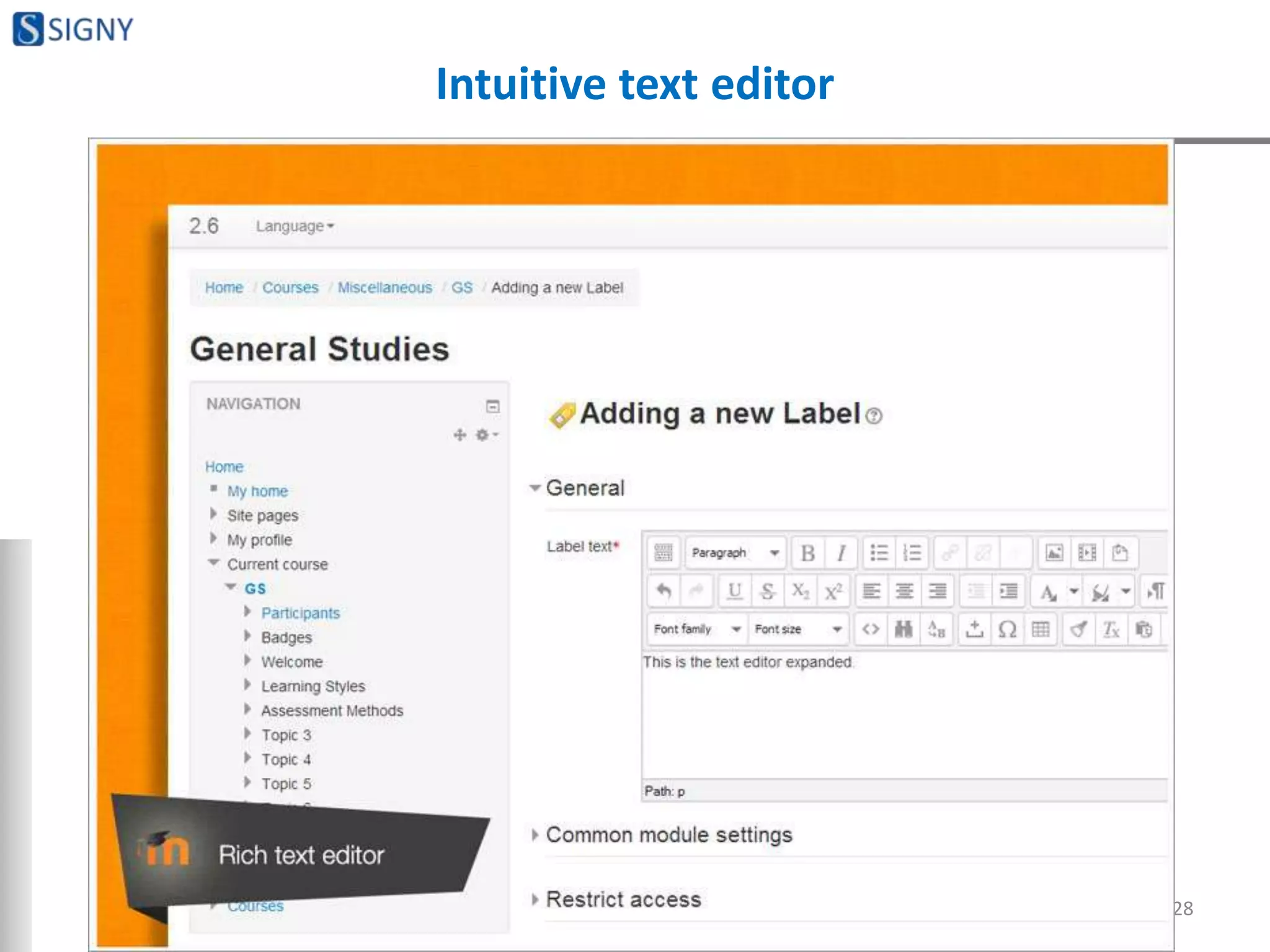Intuitive text editor
28
 