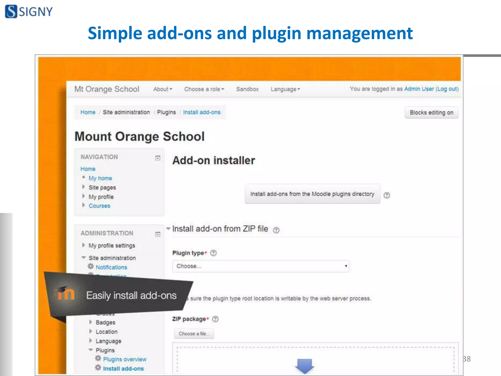 Simple add-ons and plugin management
38
 