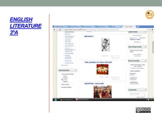 ENGLISH
LITERATURE
3ºA
 