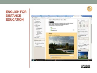 ENGLISH FOR
DISTANCE
EDUCATION
 