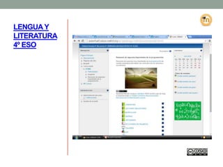 LENGUAY
LITERATURA
4º ESO
 