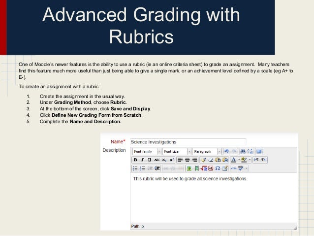 Moodle 2.4 introducing grading and the gradebook