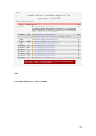 EMAIL



ADMINISTRACION DEL SITIO-SERVIDOR-EMAIL




                                          283
 