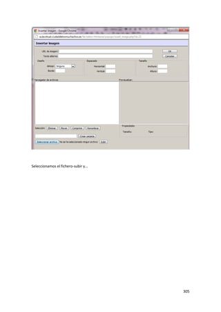 Seleccionamos el fichero-subir y…




                                    305
 