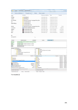 Y el moodle 22




                 394
 