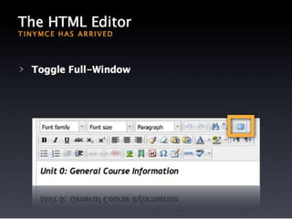 Moodle 2.0 - What You Need to Know