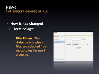 Moodle 2.0 - What You Need to Know