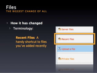 Moodle 2.0 - What You Need to Know