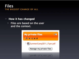Moodle 2.0 - What You Need to Know
