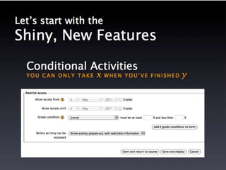 Moodle 2.0 - What You Need to Know