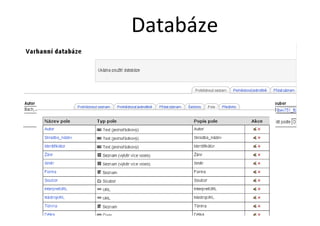 Databáze
 