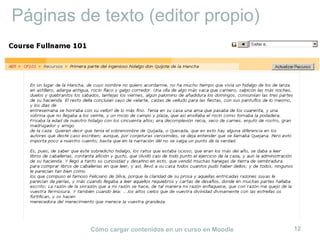 Páginas de texto (editor propio) 