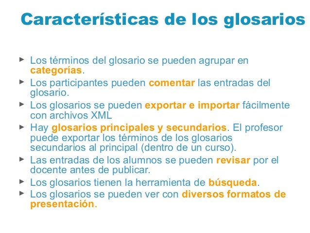 Glosario Y Vocabulario Es Lo Mismo es.slideshare.net