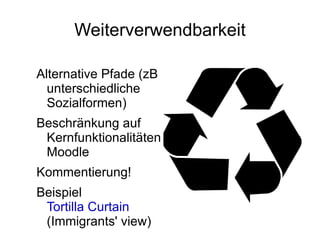 Szenarium Unterrichtssequenz Typisch für schulischen Einsatz:  blended learning ,  