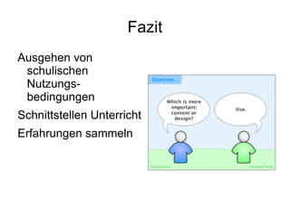 Unterstützung sozialer Lernformen 