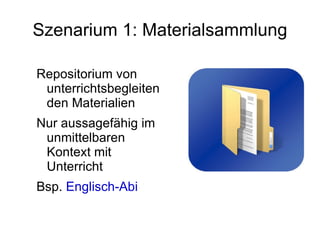 Typische Szenarien Begleitende Materialsammlung 